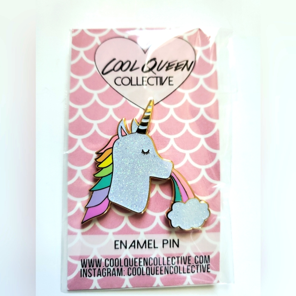 Unicorn Rainbow Enamel Pin BRAND NEW